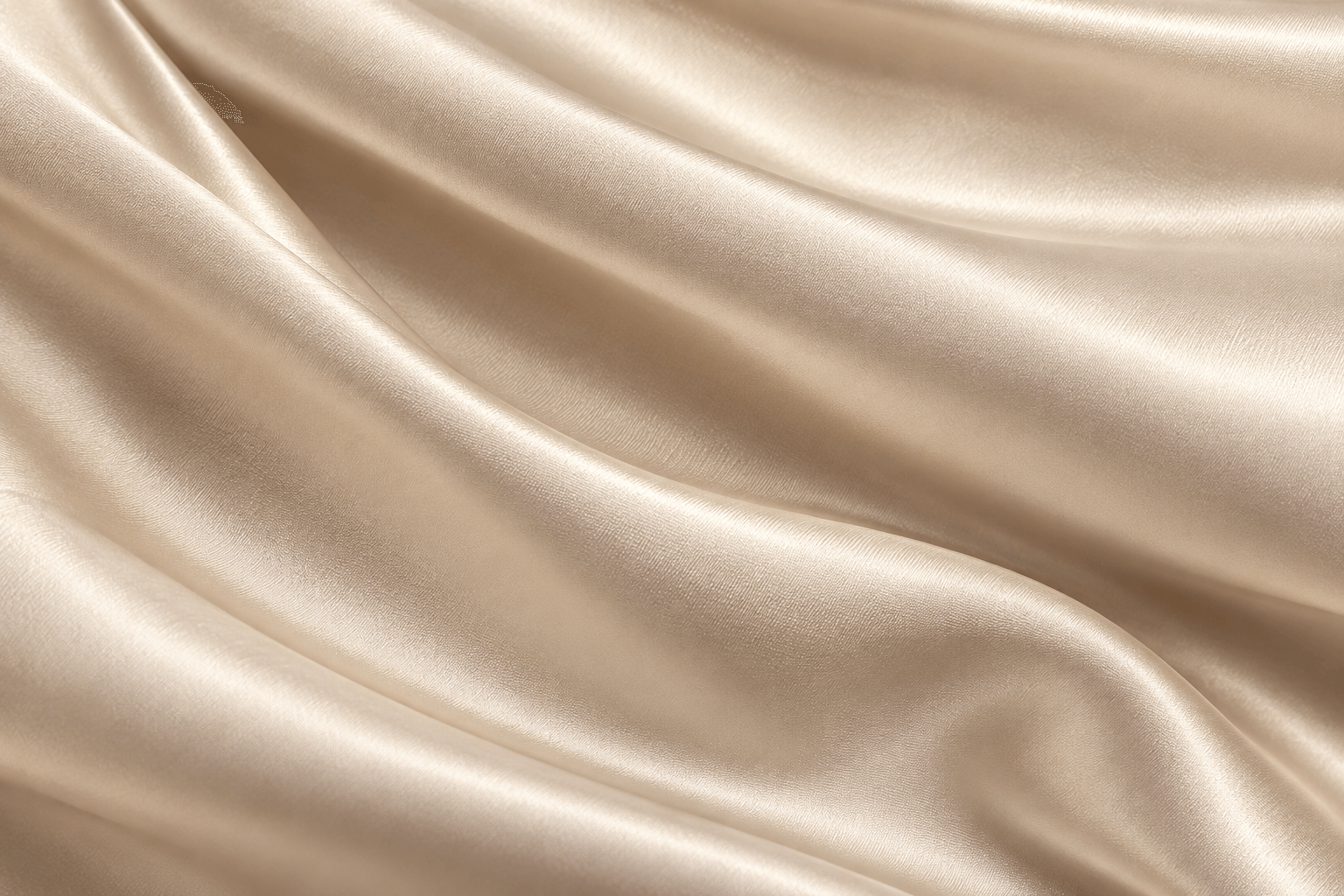 Illustration en gros plan des plis d’un tissu champagne